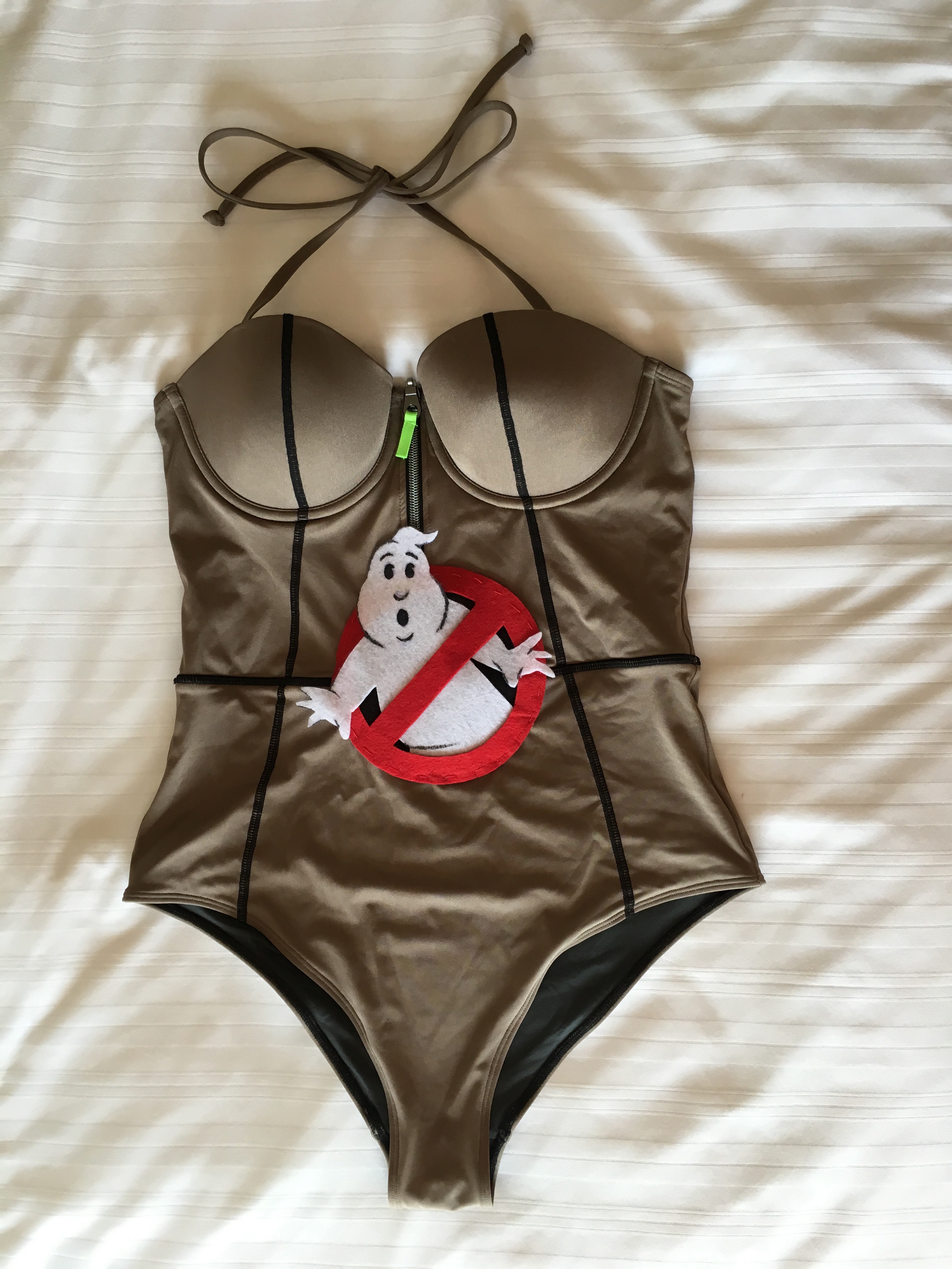 DIY Ghostbusters & Stay Puft Marshmallow Man Costume Ms. Kit Lang