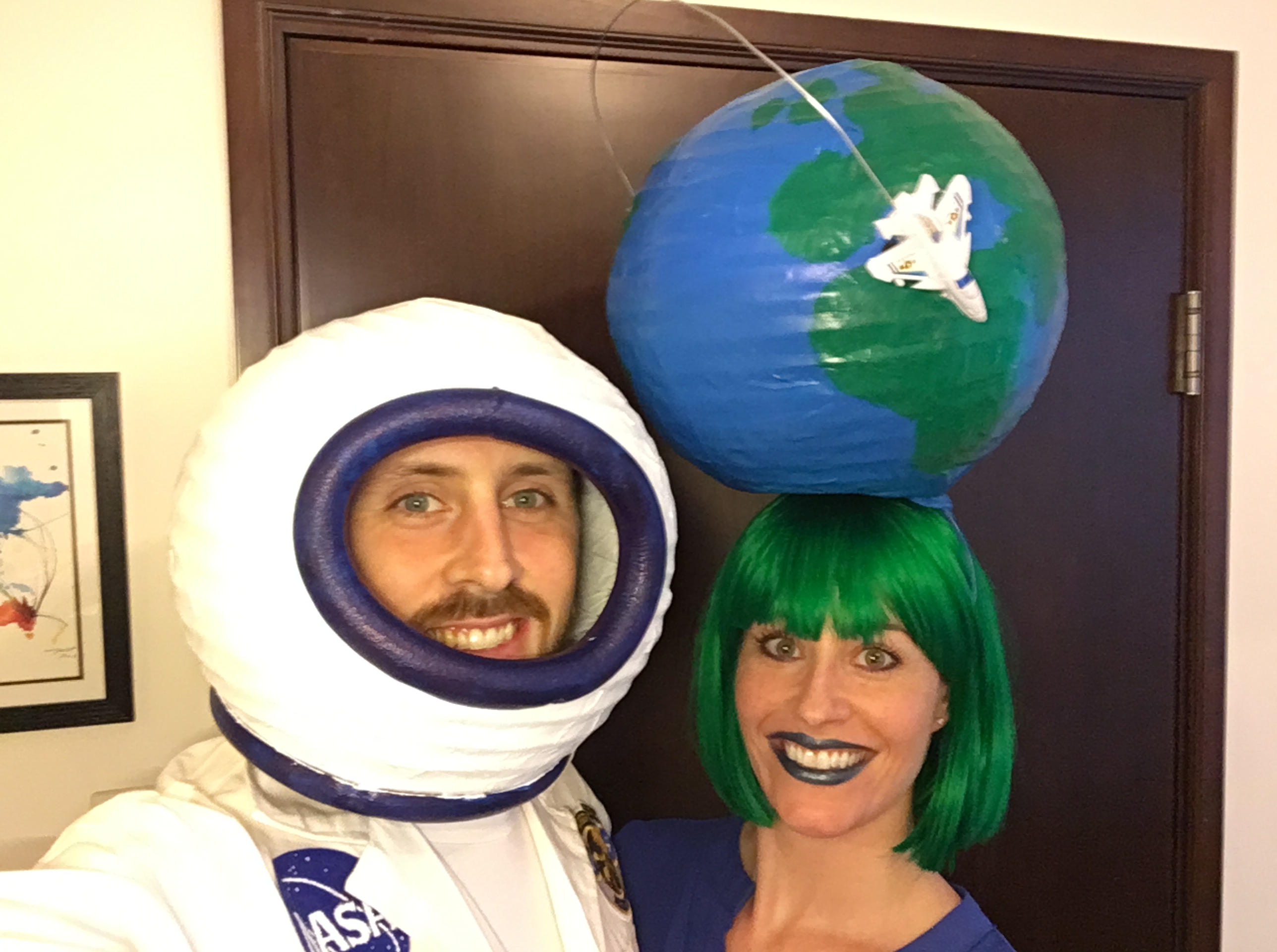 DIY Astronaut & Earth Costume Ms. Kit Lang