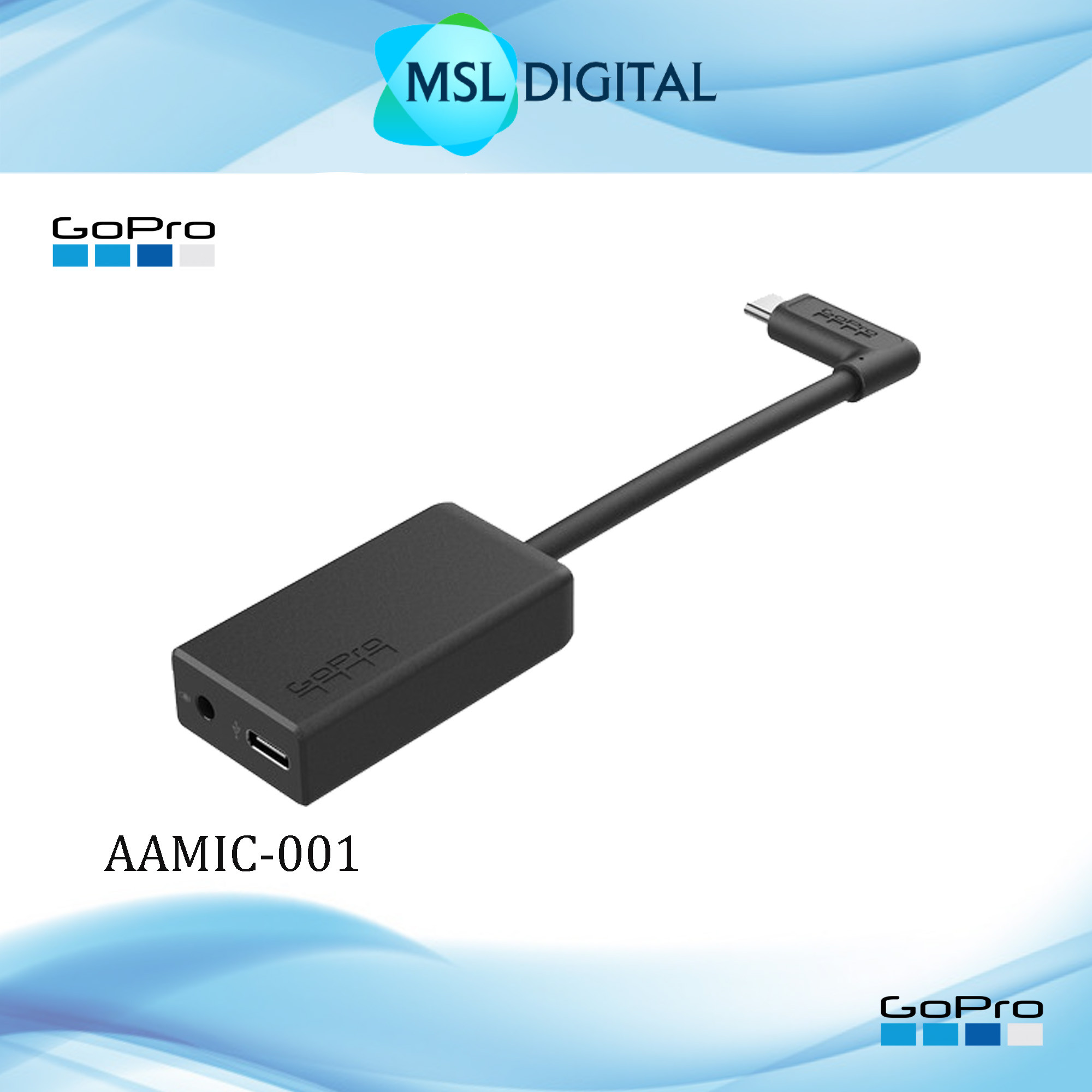 GoPro Pro Mic Adapter (3.5mm) AAMIC001 MSL Digital Online Store