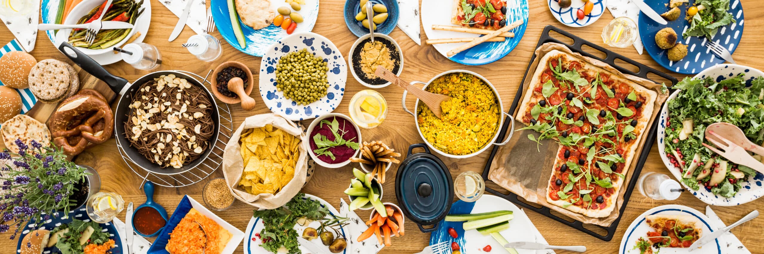 Variety of vegetarian food Mississippi Market Coop