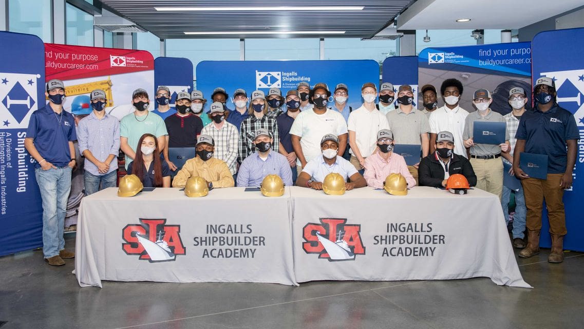 Ingalls Shipbuilding Extends 29 FullTime Job Offers to High School