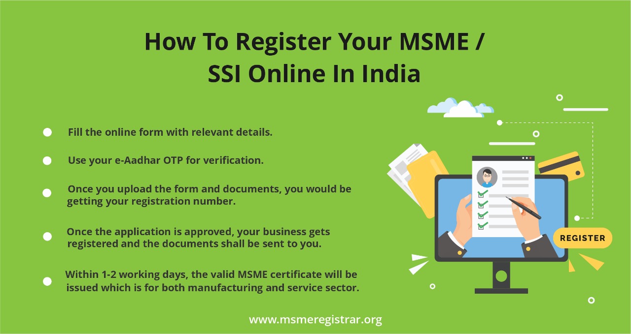 How To Register Your MSME/SSI Online In India MSME Registrar
