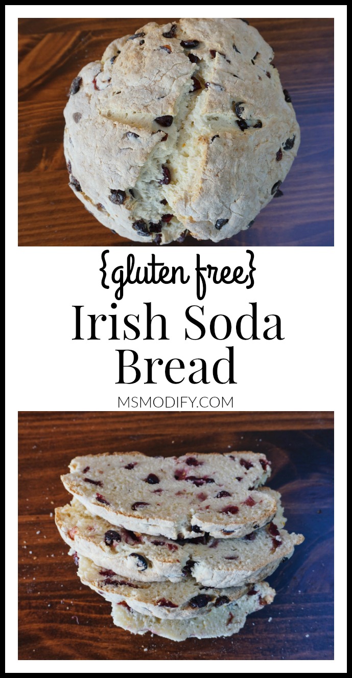 {gluten free} Irish Soda Bread MsModify