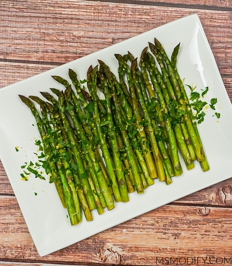 Lemon Herb Roasted Asparagus MsModify