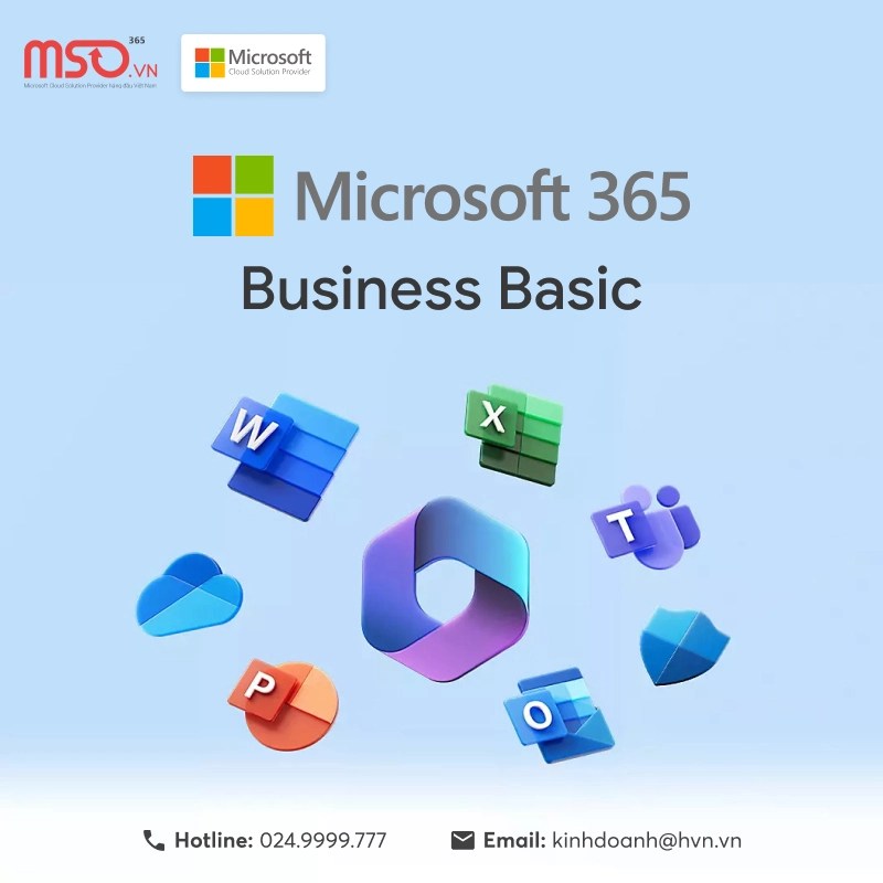 Phần Mềm Microsoft 365 Business Basic (Chỉ 75.000đ 1 User)