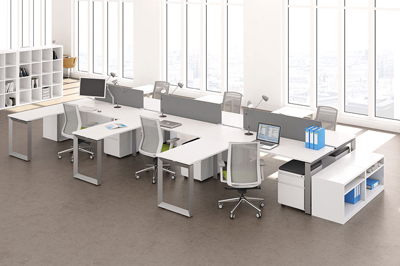 Open Concept Work Desks Main Street Office Furniture