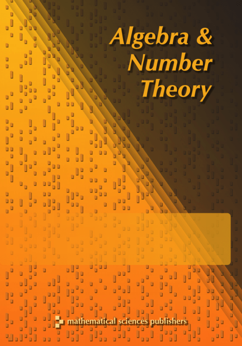 Algebra and Number Theory Journal