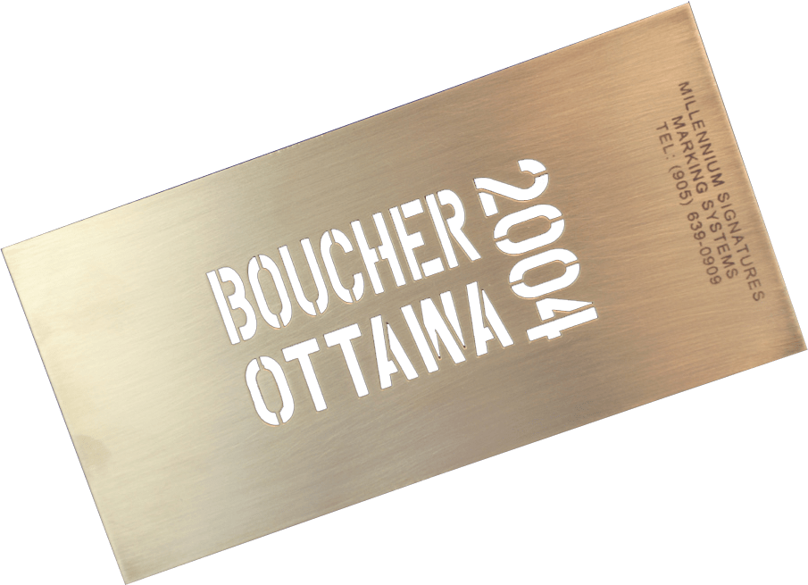 Custom Cut Stencils Millennium Signatures Marking Systems