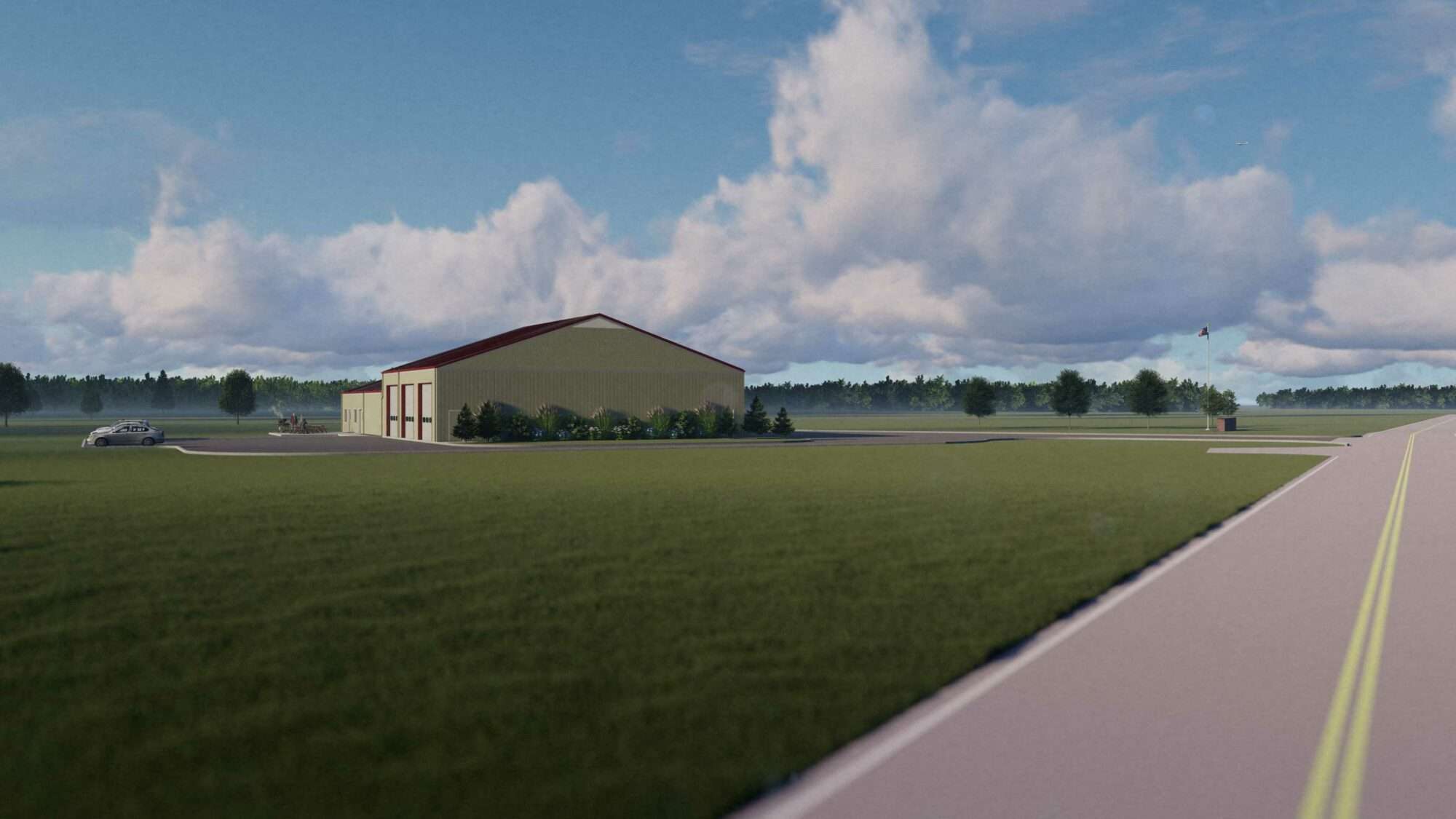 Turtle Creek Township Fire Station Renderings MSP Design, Inc.