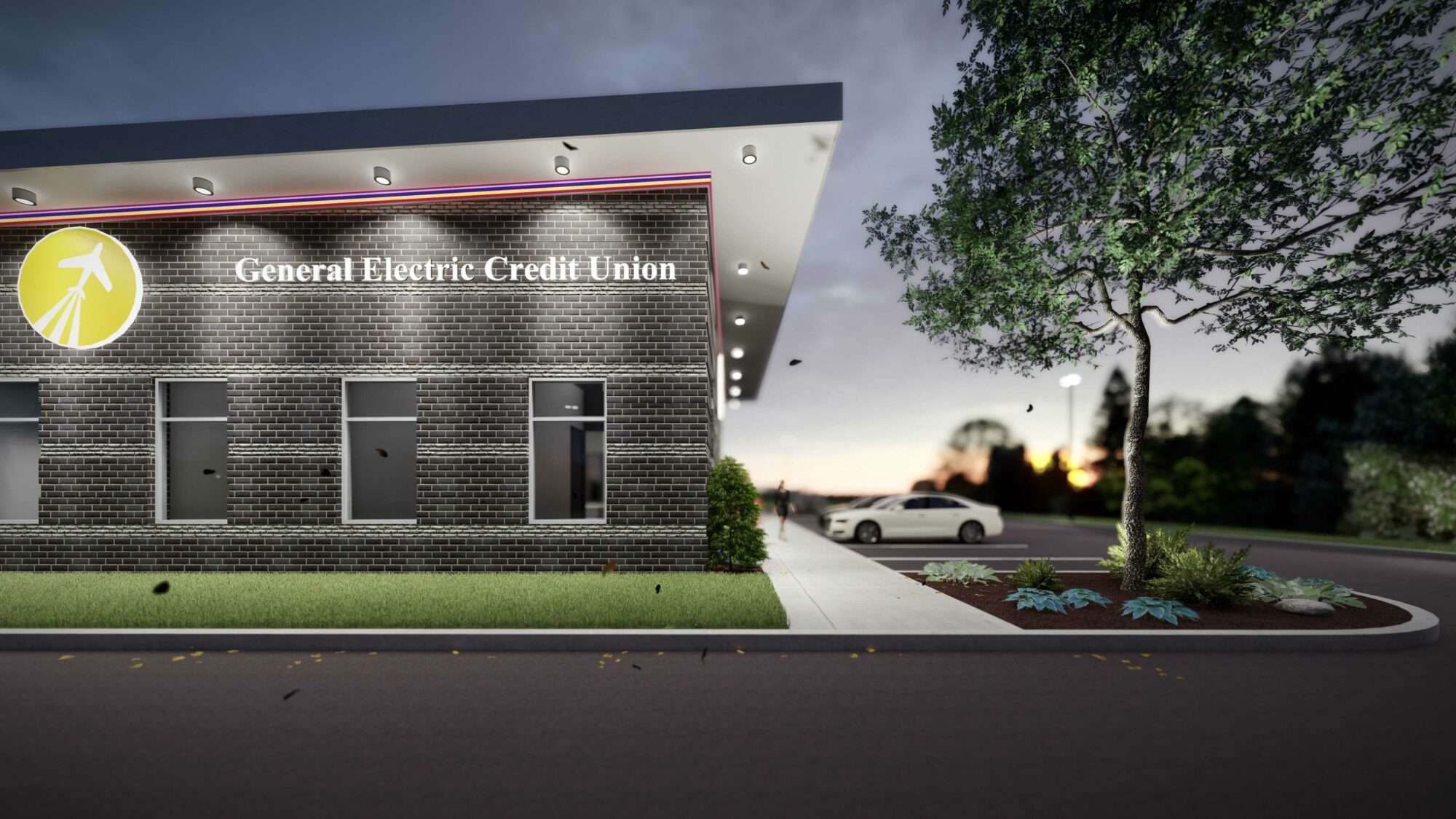 GE Credit Union Renderings MSP Design, Inc.