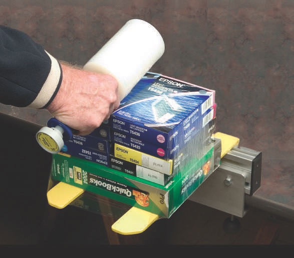 UPS Wrapping (or bundling) Station for small parcel shipments MS