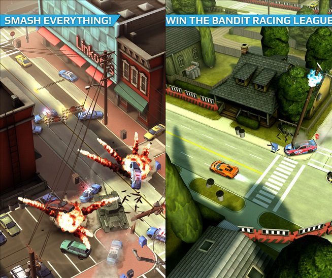Smash Bandits Mujaho Wave Kuwanikwa Kudhawunirodha MuWindows Phone