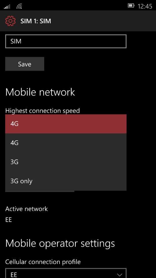 Windows 10 Mobile Build 10136 Now Includes 3G Only Mode In Data