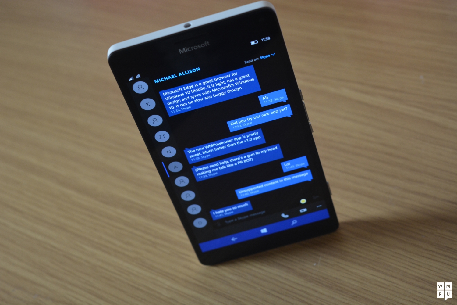 Microsoft's Messaging app now allows swipe to delete