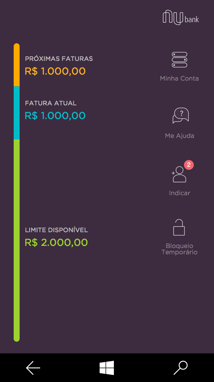 Nubank releases its official app for Windows Phone users in Brazil