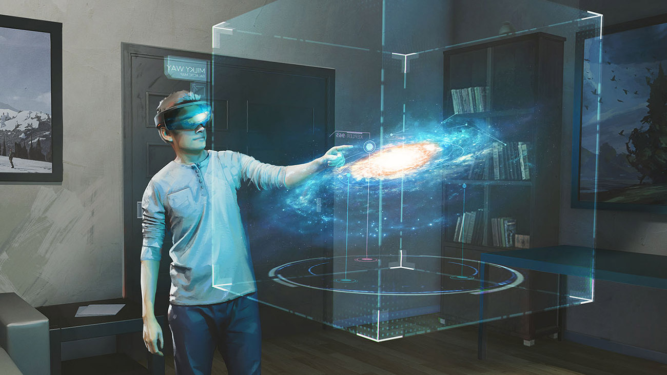 Build 2016 Microsoft Studios' Galaxy Explorer App For HoloLens