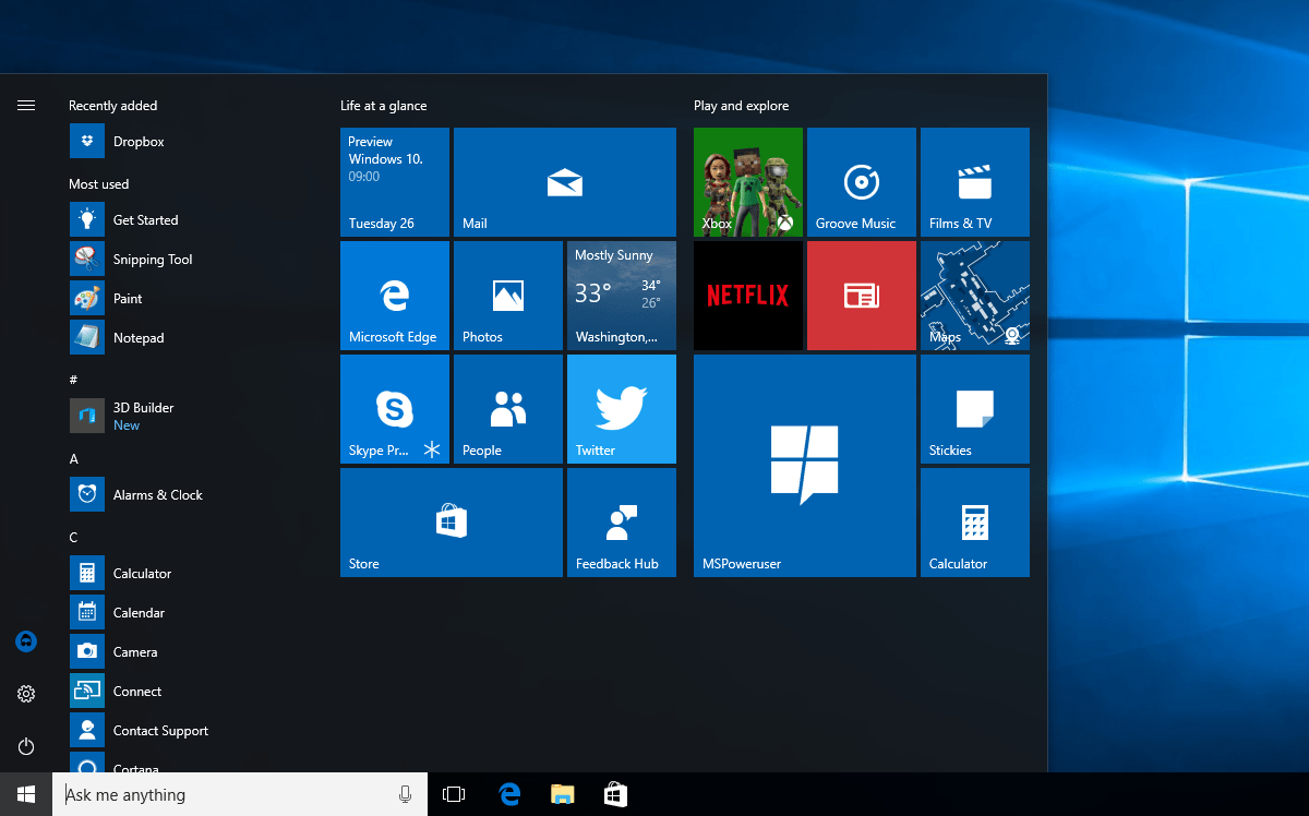 Windows 10 Anniversary Update Review MSPoweruser