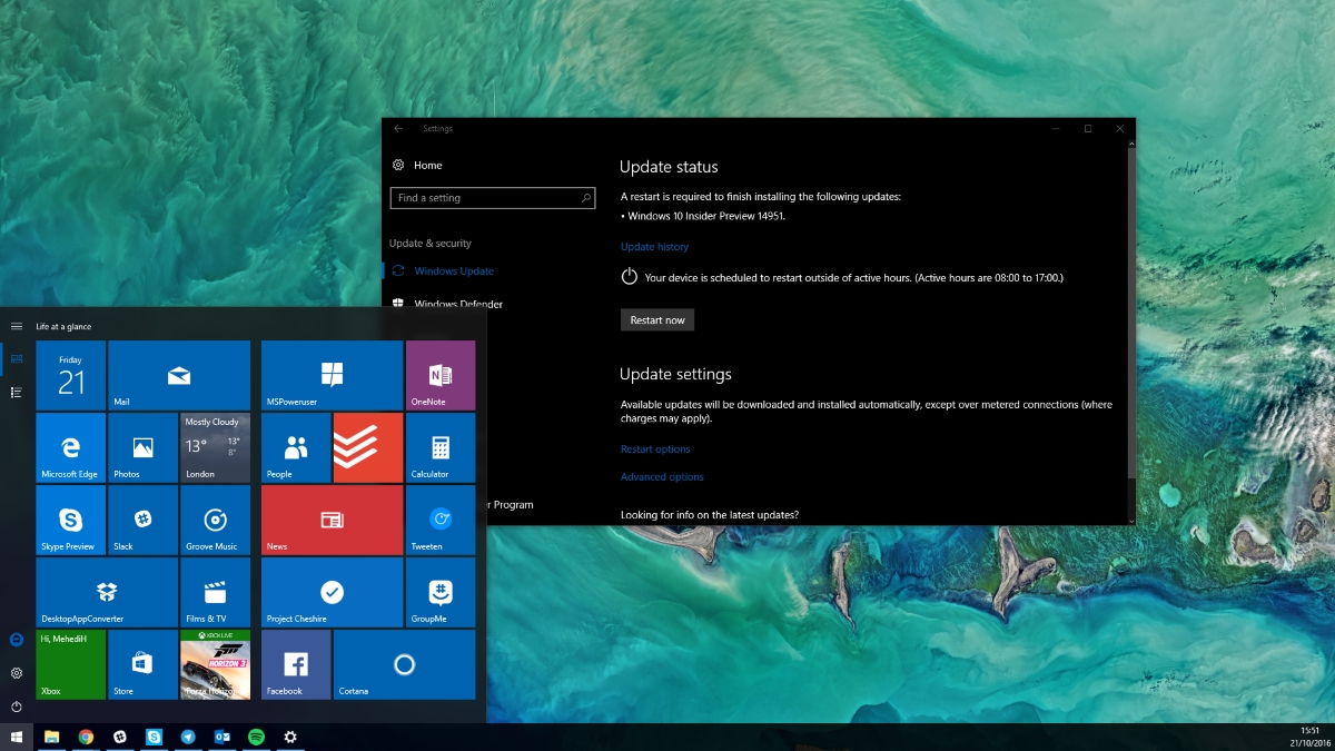 Windows 10 Insider Preview build 15025 ISOs now available MSPoweruser