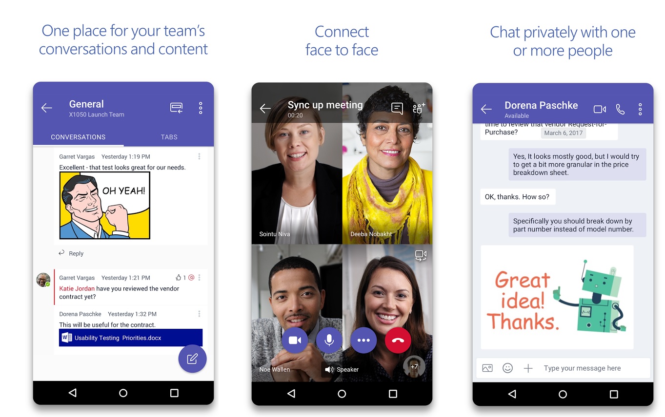 Microsoft Teams para Android e iOS atualizado com novidades