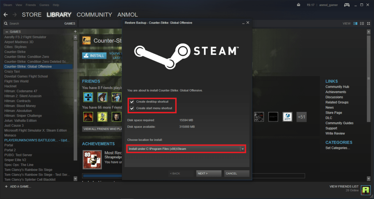 Download Steam Gaming Platform for PC Windows 2022-07-28.