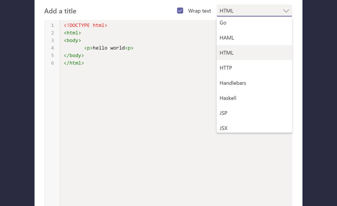 Microsoft Teams Code Snippets MSPoweruser