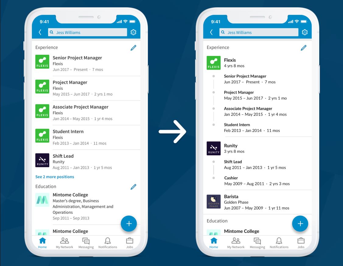 LinkedIn finally allows you to edit your profile to list