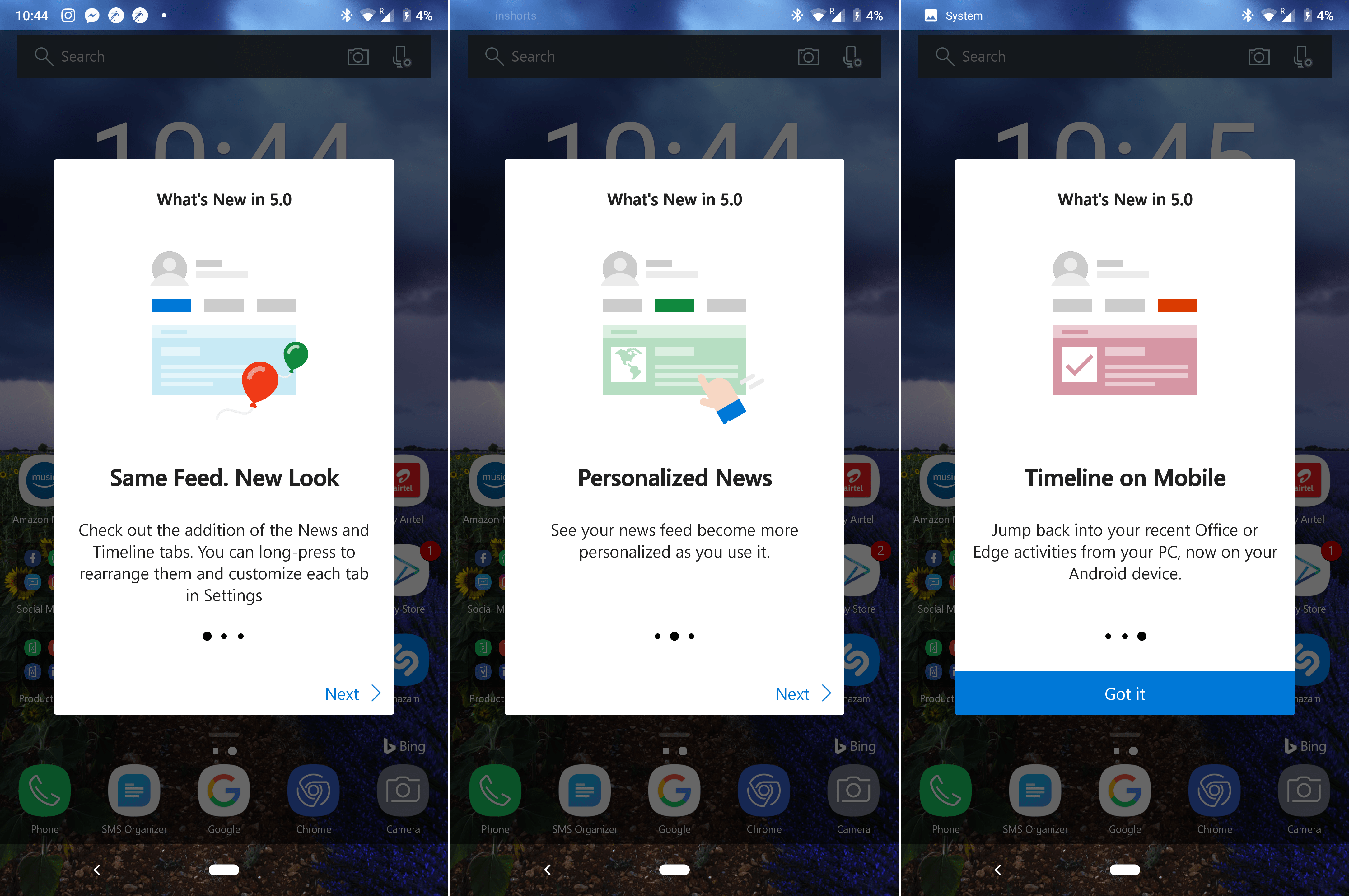 Handson of the new Microsoft Launcher 5.0 MSPoweruser