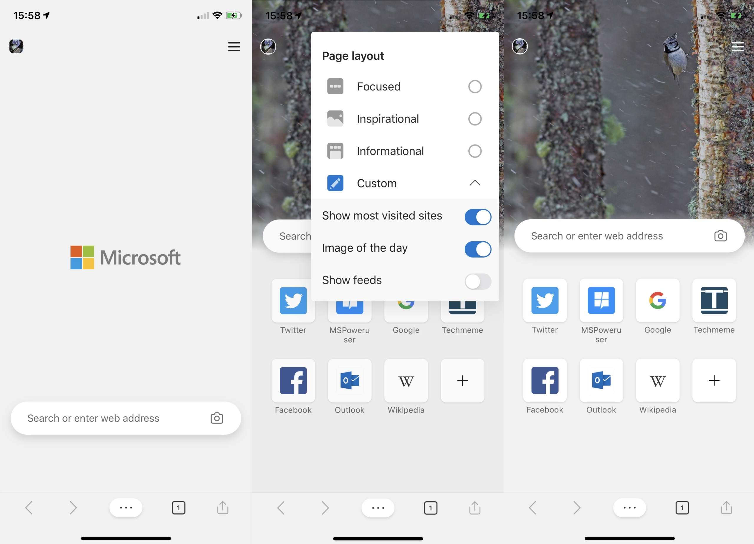Microsoft Edge For Ios Will Soon Get New Home Screen Customization Images