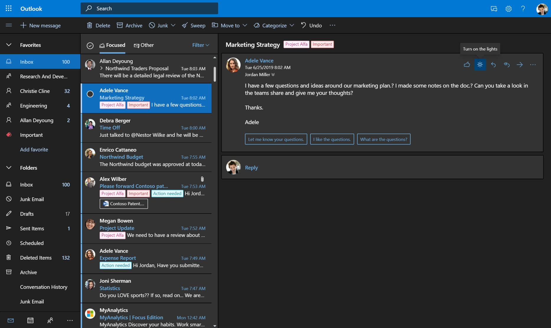Microsoft working on "Smart Compose" feature for Outlook