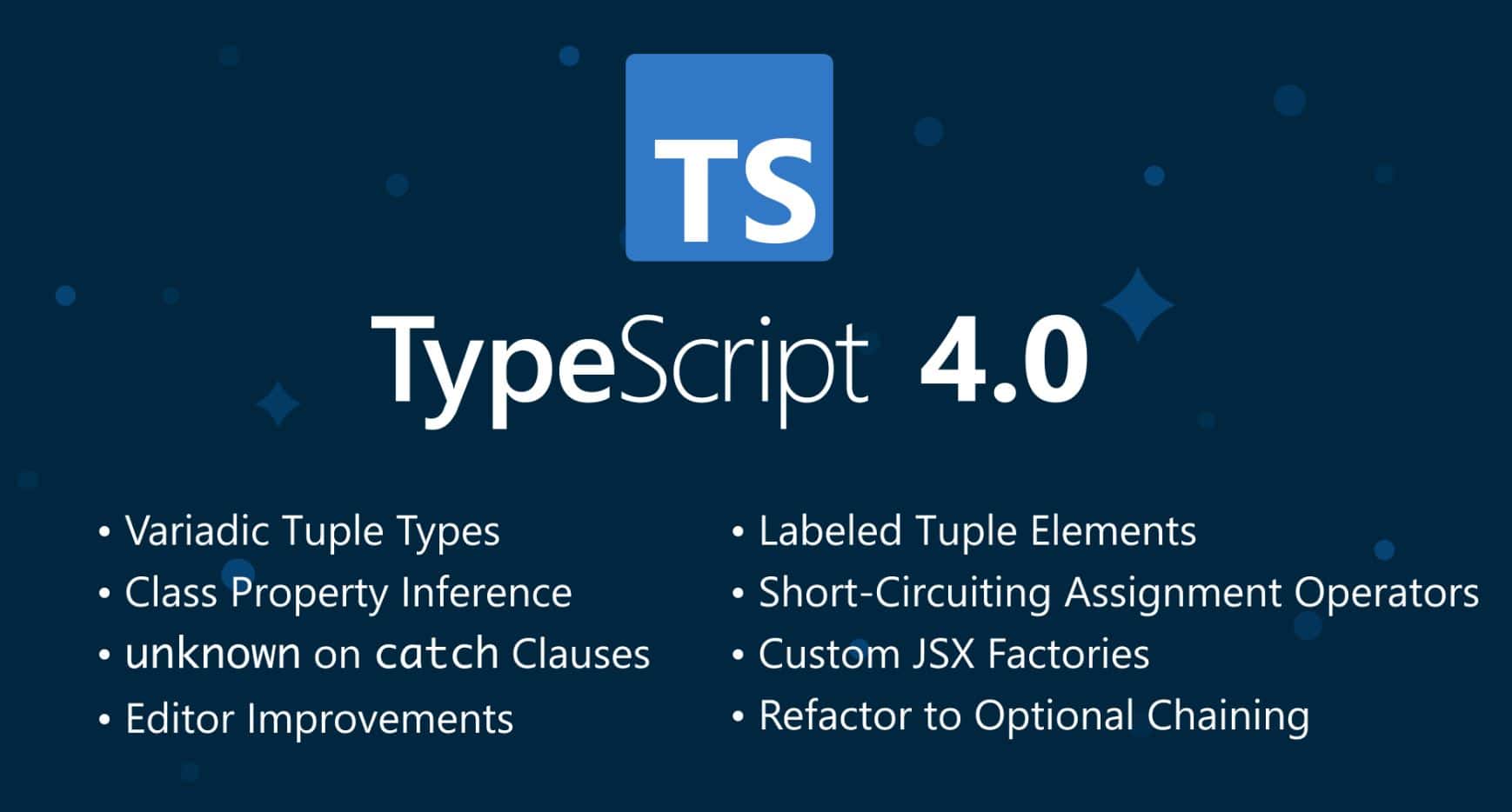 Microsoft announces TypeScript 4.0 with improved performance
