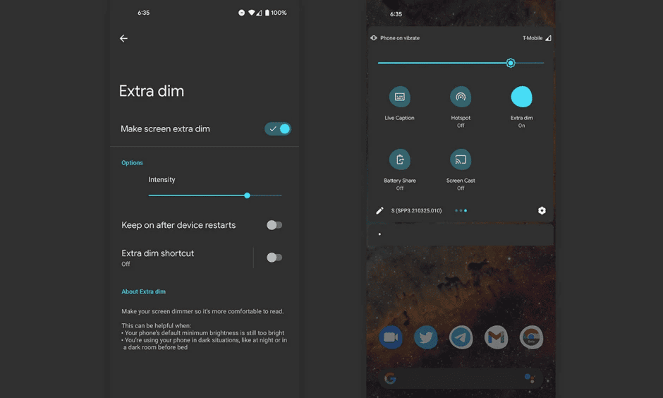 Android 12 to bring new Extra Dim option MSPoweruser