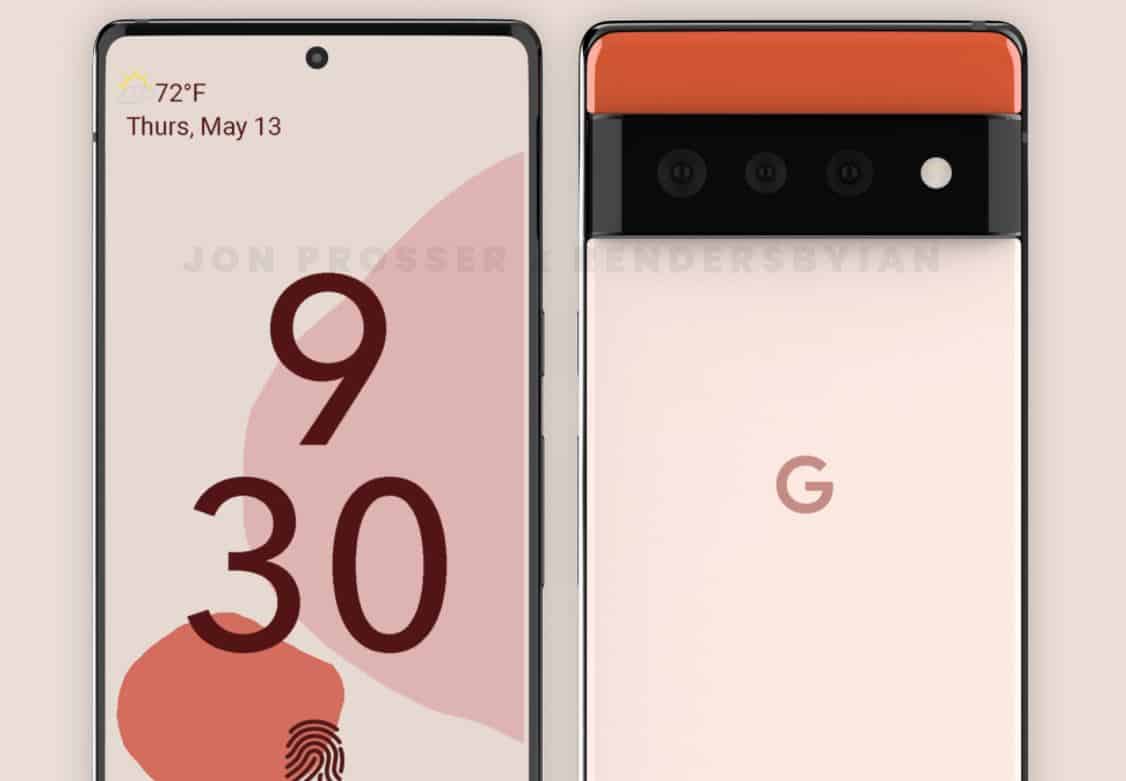 Google Pixel 6 and Pixel 6 Pro renders leaked