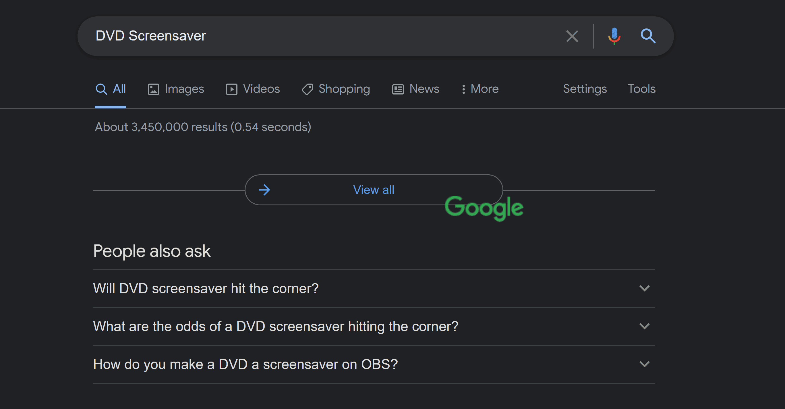New Google Search 'DVD Screensaver' Easter Egg will have you waiting for a corner hit MSPoweruser