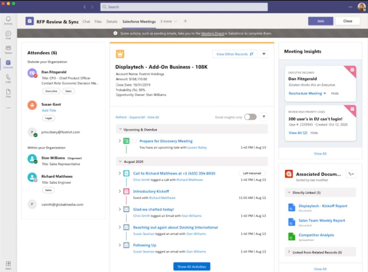 Salesforceintegration i Microsoft Teams er nu generelt tilgængelig