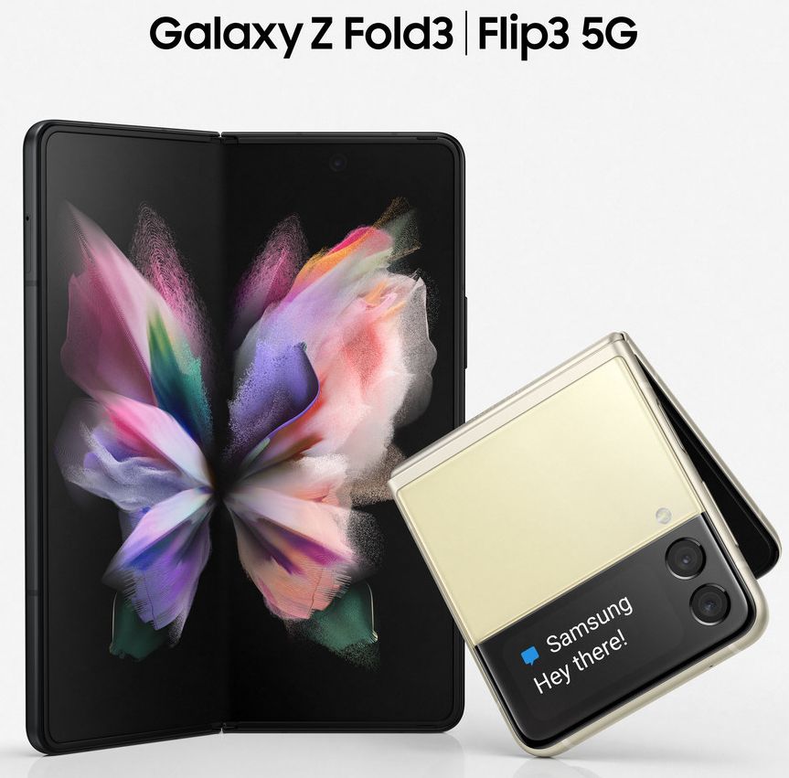Taille de l'écran du Samsung Galaxy Z Fold 3 et du Samsung Galaxy Z Flip 3 confirmée