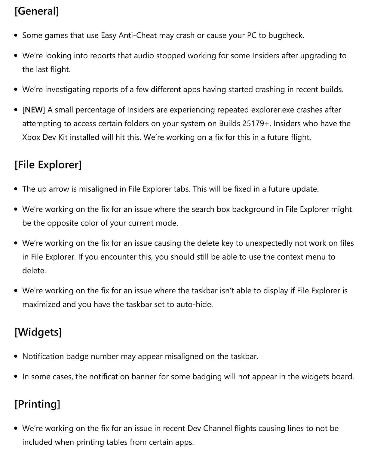 Microsoft releases Windows 11 Insider Preview Build 25182 to Dev