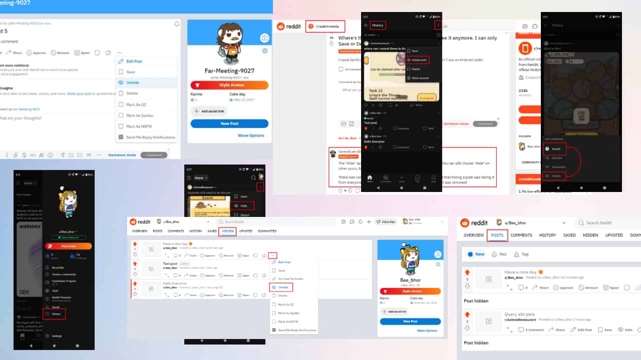How To Unhide Posts on Reddit With Ease