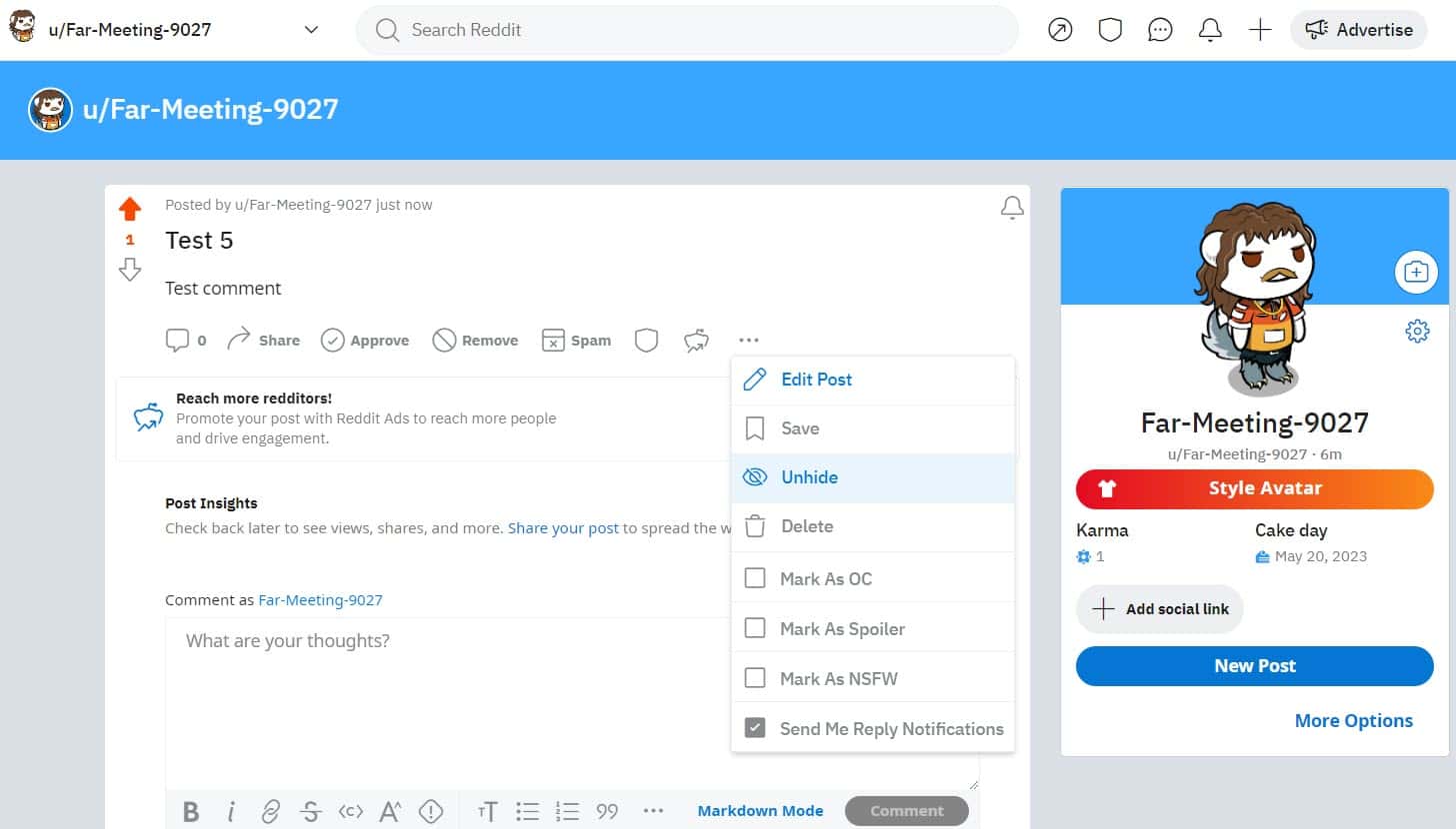 How To Unhide Posts on Reddit With Ease