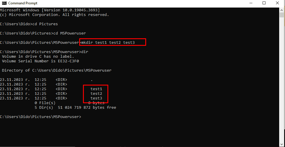 How to Create a Folder Using CMD in Windows StepbyStep