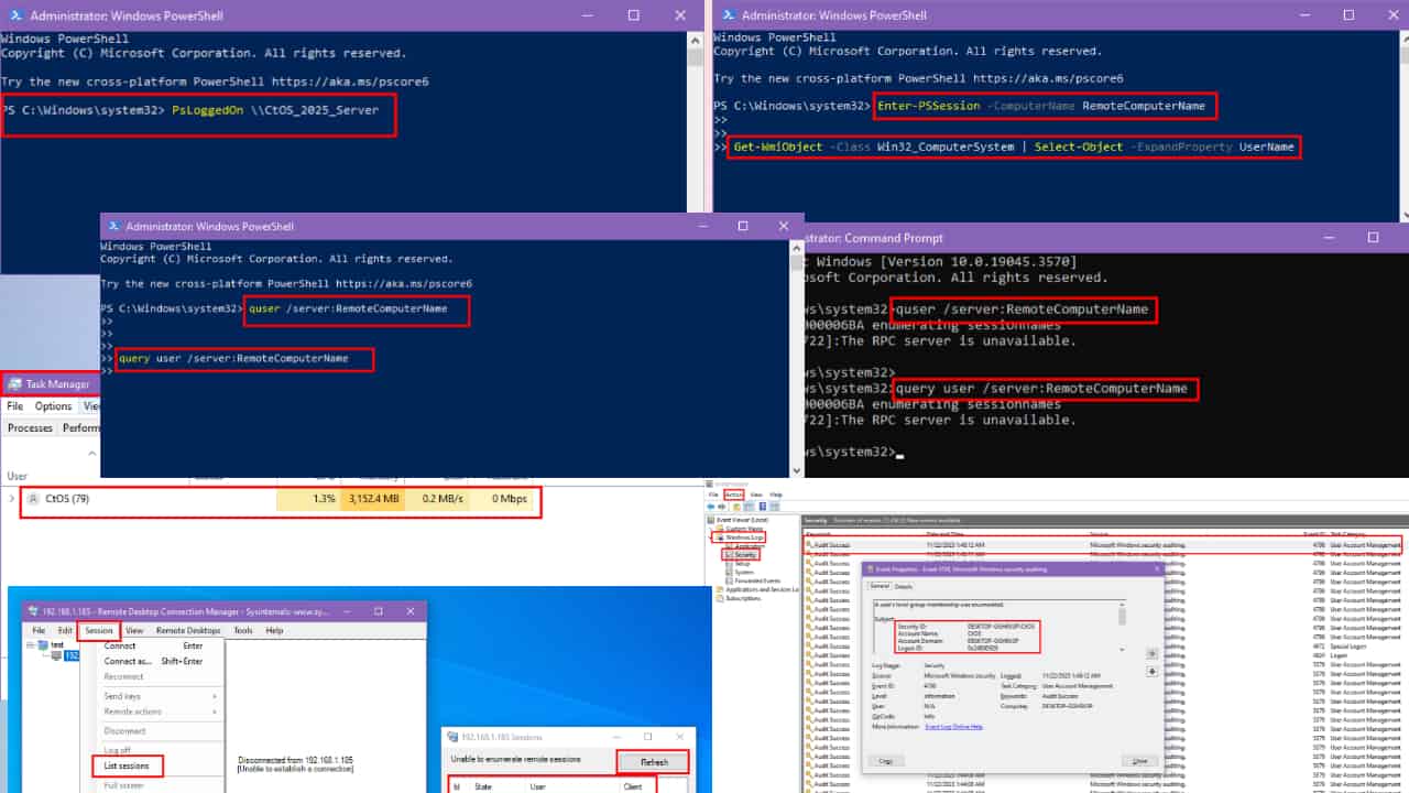 See Who Is Logged Into a Remote Computer 6 Best Ways