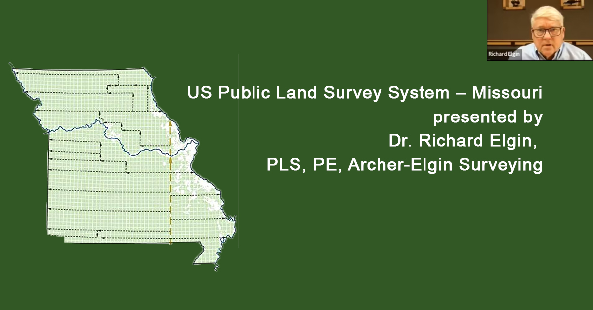 US Public Land Survey System Missouri 2 (2 PDUs) Missouri Society