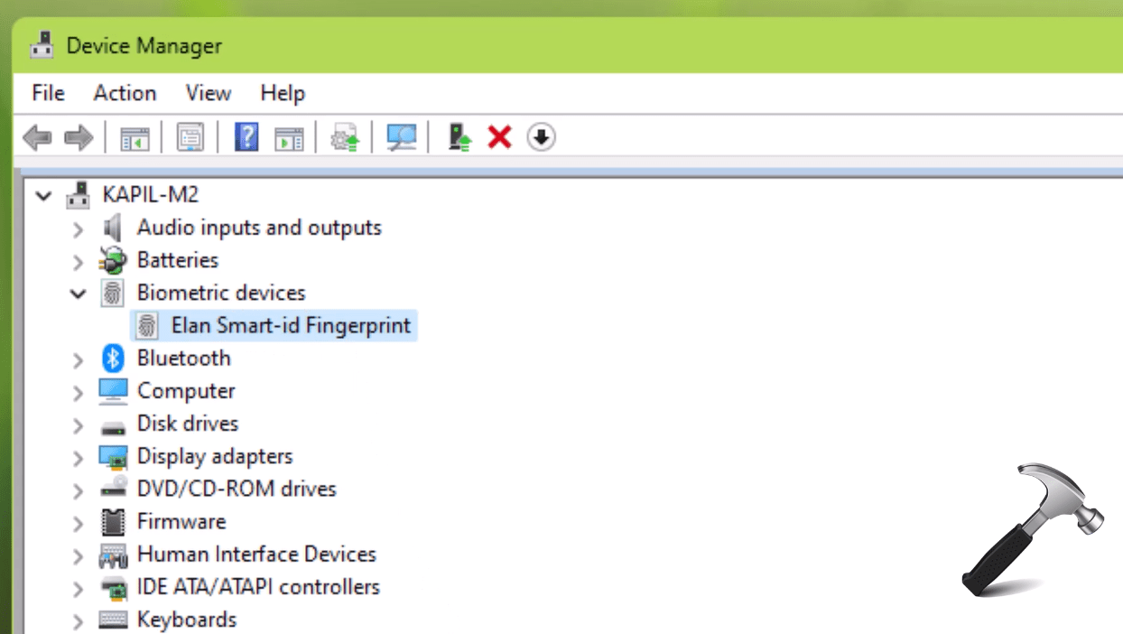 Fix Fingerprint login not working in Windows 11