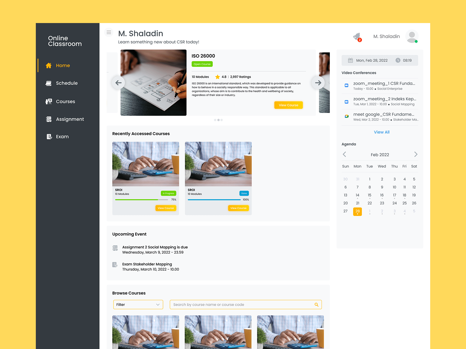 Portfolio UI/ UX Design