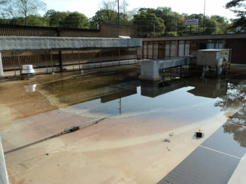 Assessing Ponding Water On a Roof