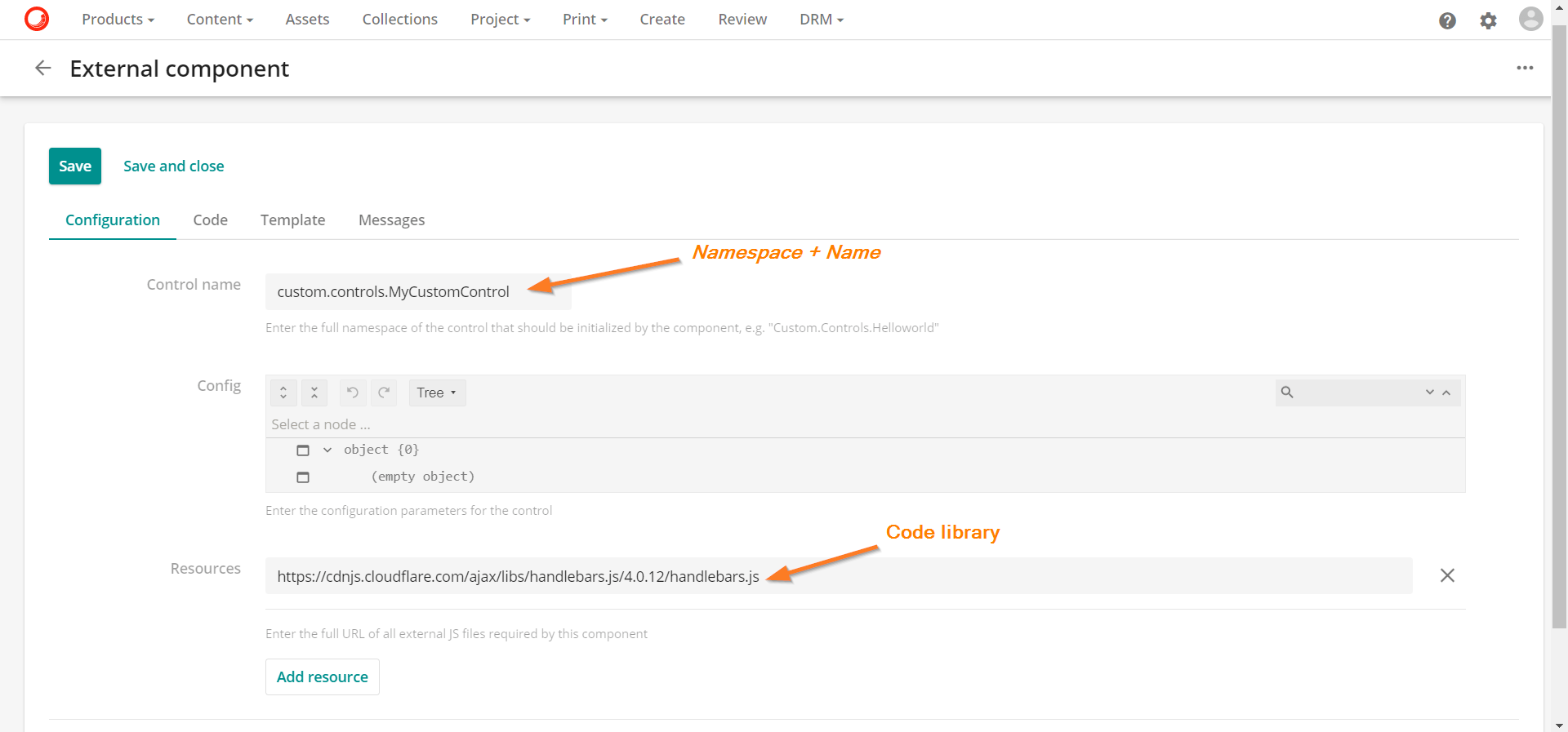Handlebars example Sitecore Documentation