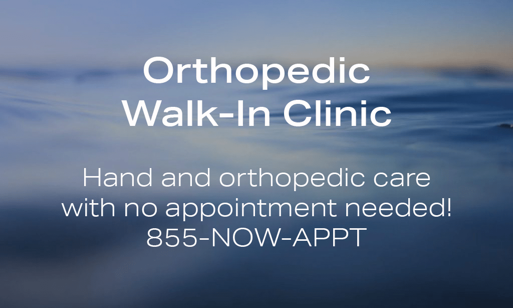 Orthopedic WalkIn Clinic Michigan Surgery Specialists