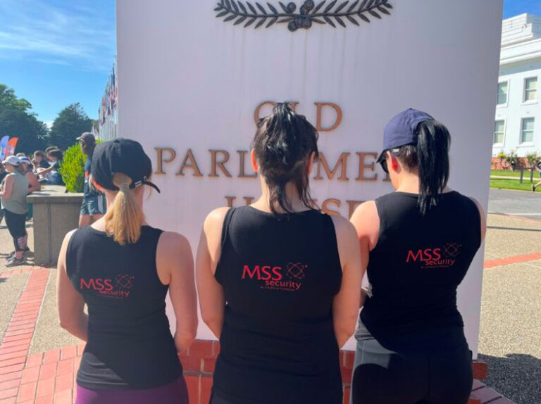 Our QLD and ACT Team Walk for a Cause MSS Security