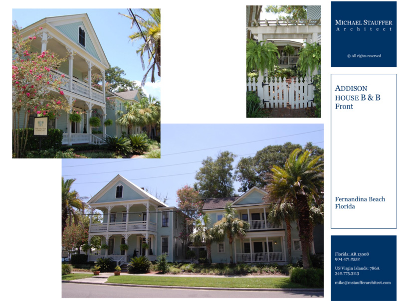 Michael Stauffer, Architect in North Florida and US Virgin Islands