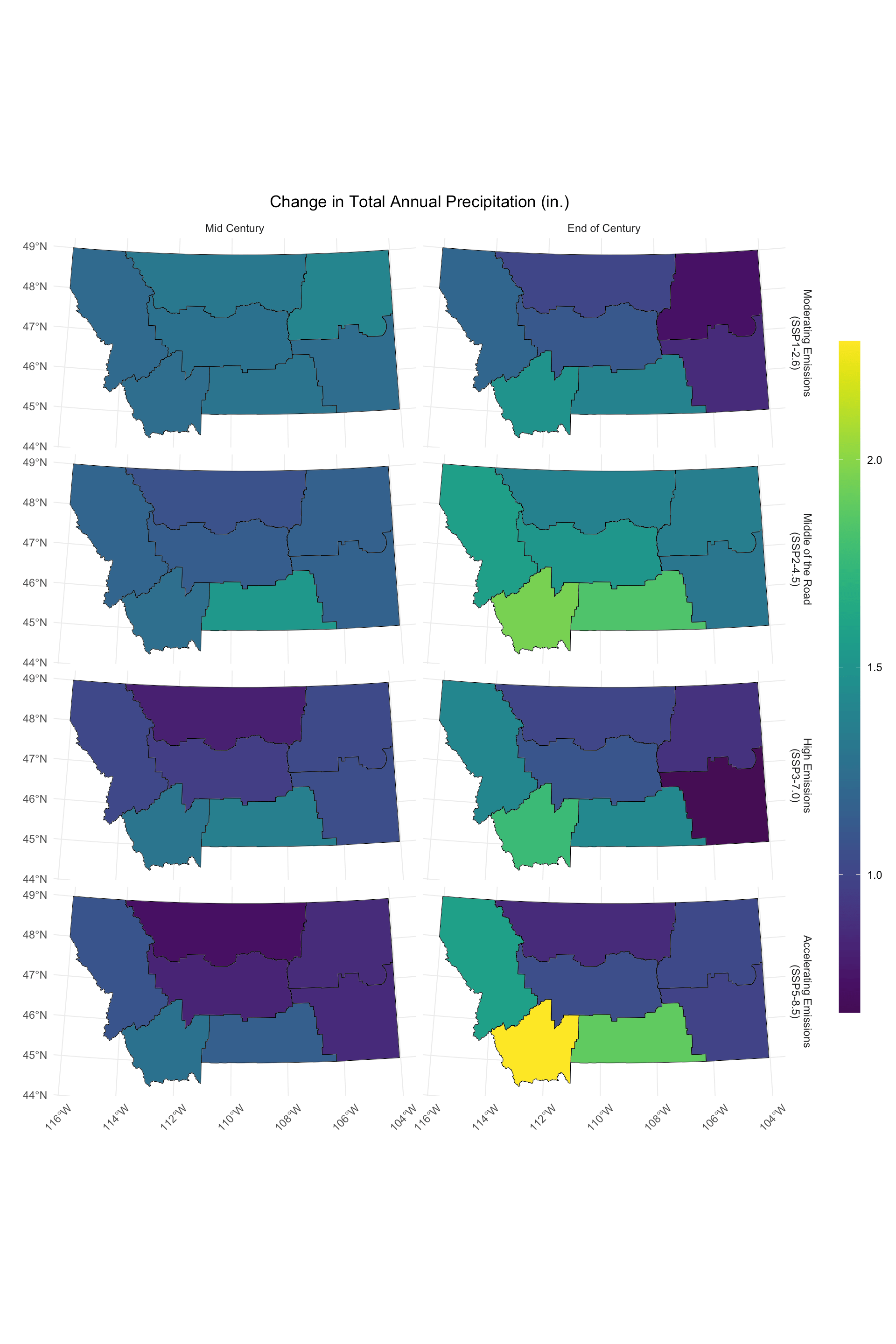 DRAFT Climate Change in Montana 5 Draft Future Projections