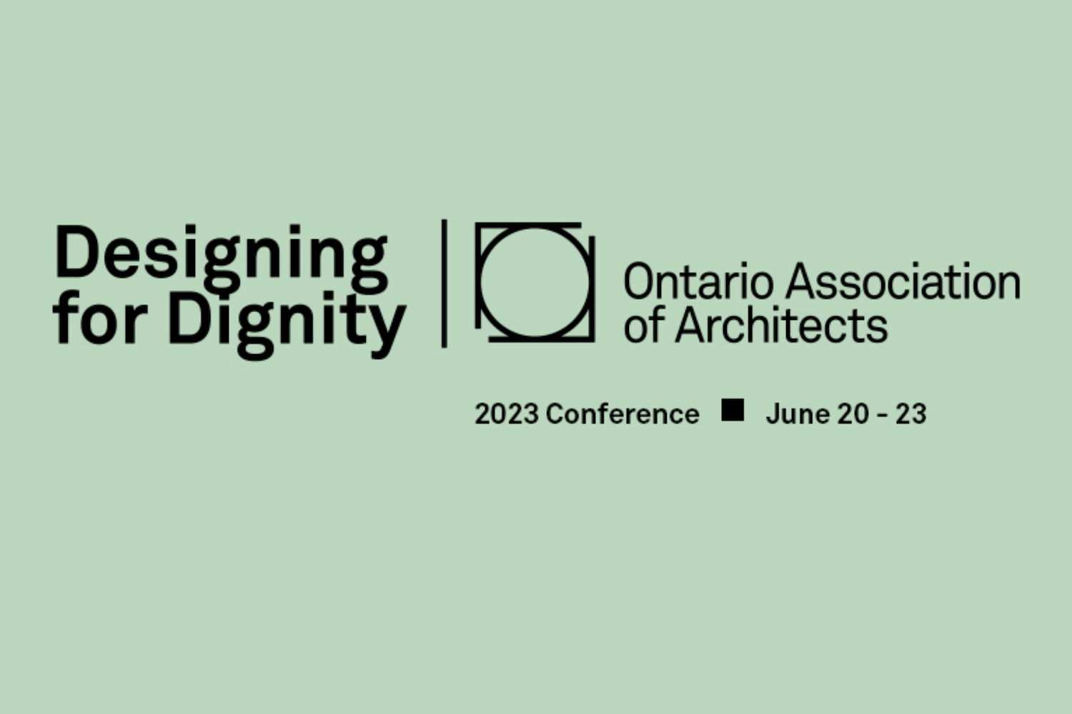 Ontario Association of Architects Conference in Sudbury Moriyama
